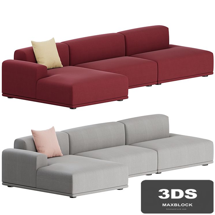 Connect Sofa 3 Seater 02 by Muuto