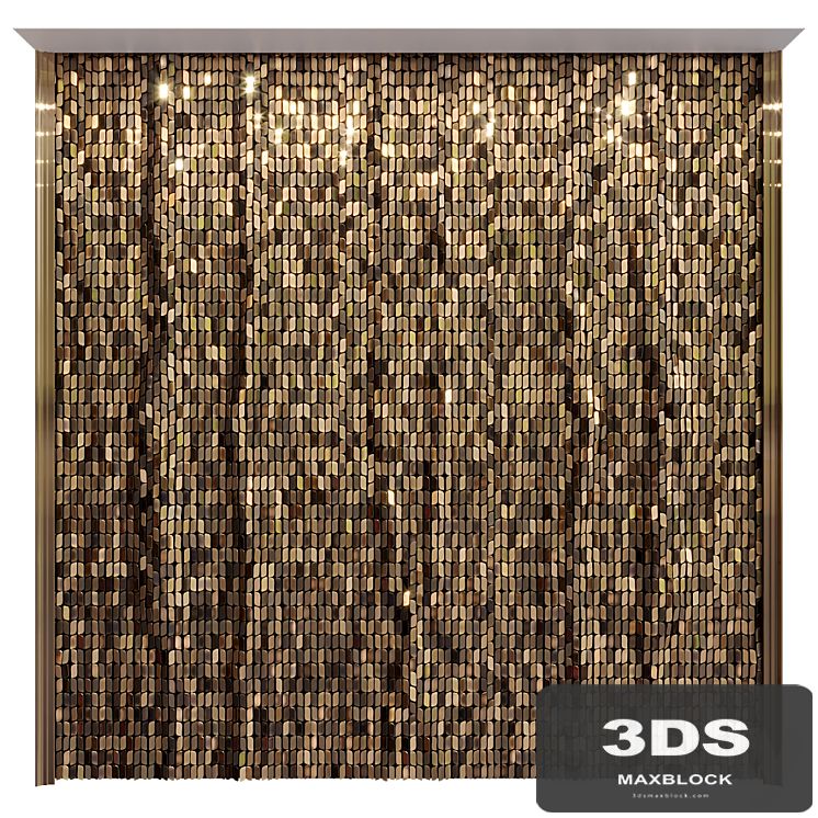 Panel behind the headboard "Hauberk"