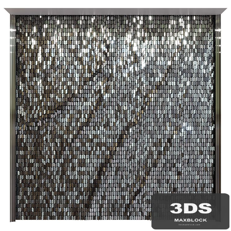 Panel behind the headboard "Hauberk"