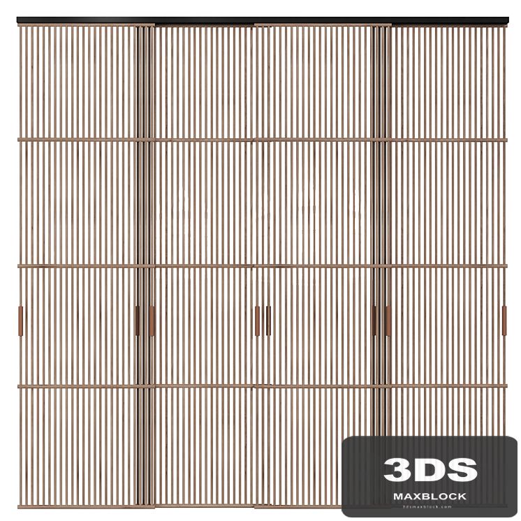 Ethnic style sliding partition