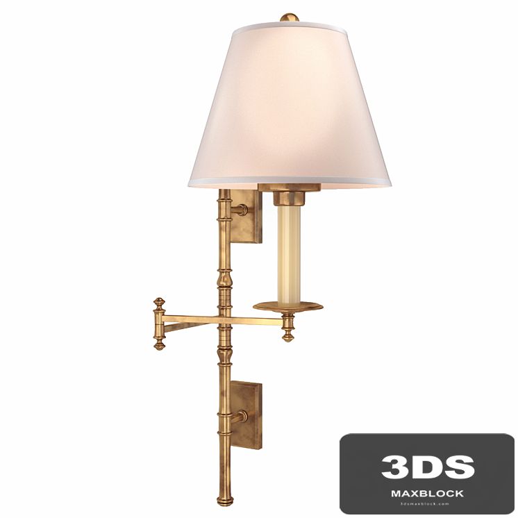 Visual Comfort Dorchester Double Backplate Swing Arm