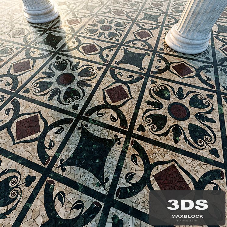 marble mosaic tiles