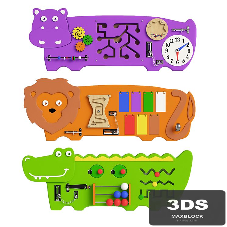 Busyboard african animals