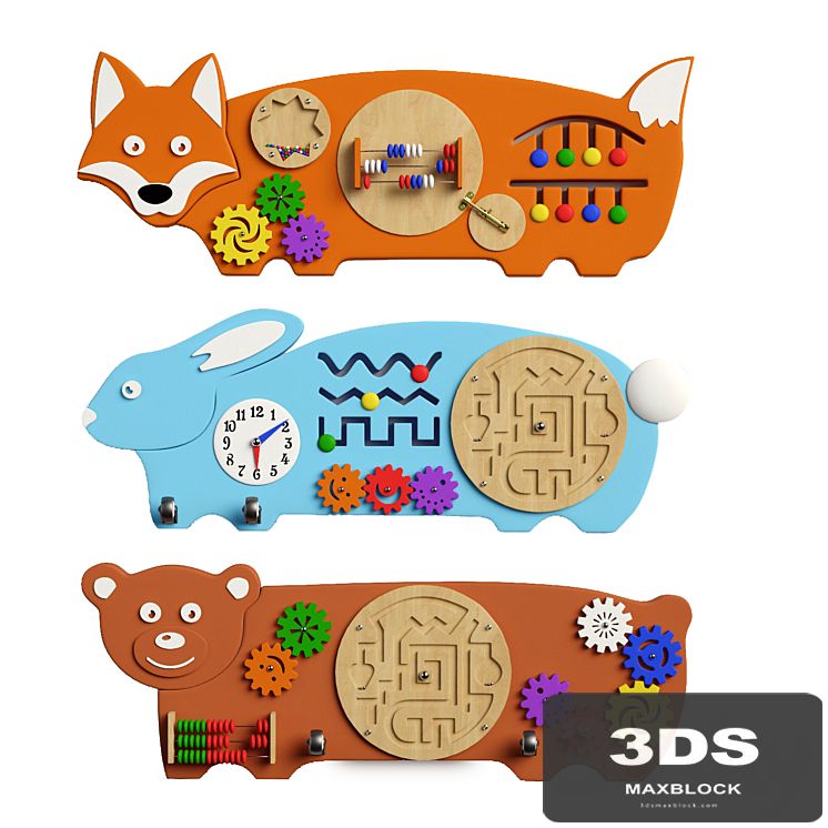 Busyboard forest animals