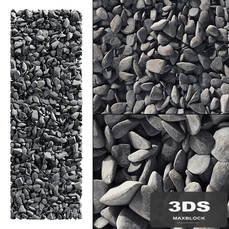Pebble smooth splinter decor road n2