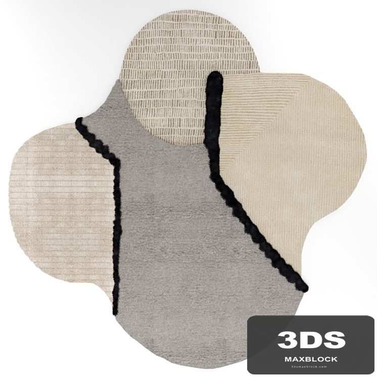Carpet LUNAR ADDICTION square by CC TAPIS