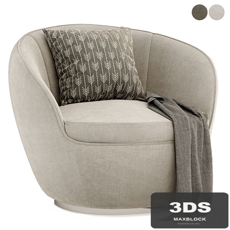Giulia swivel armchair
