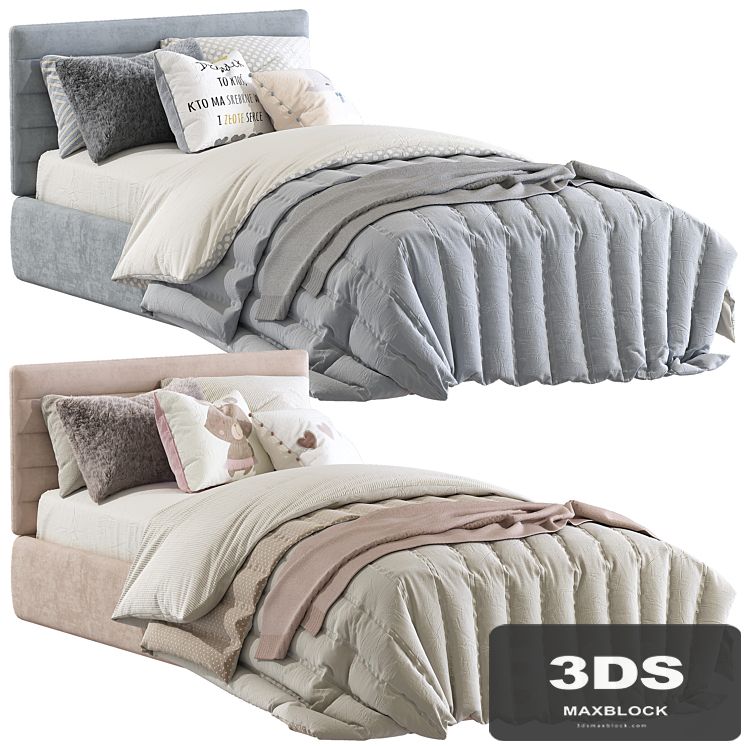 Bed Pfeiffer Upholstered Bed 4