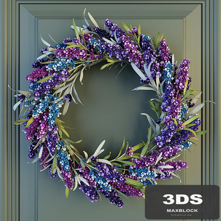 Lavender Wreath