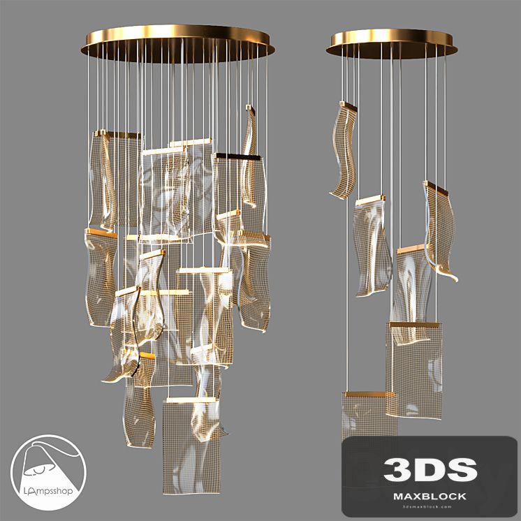LampsShop.ru PDL2238 Pendant Leaf