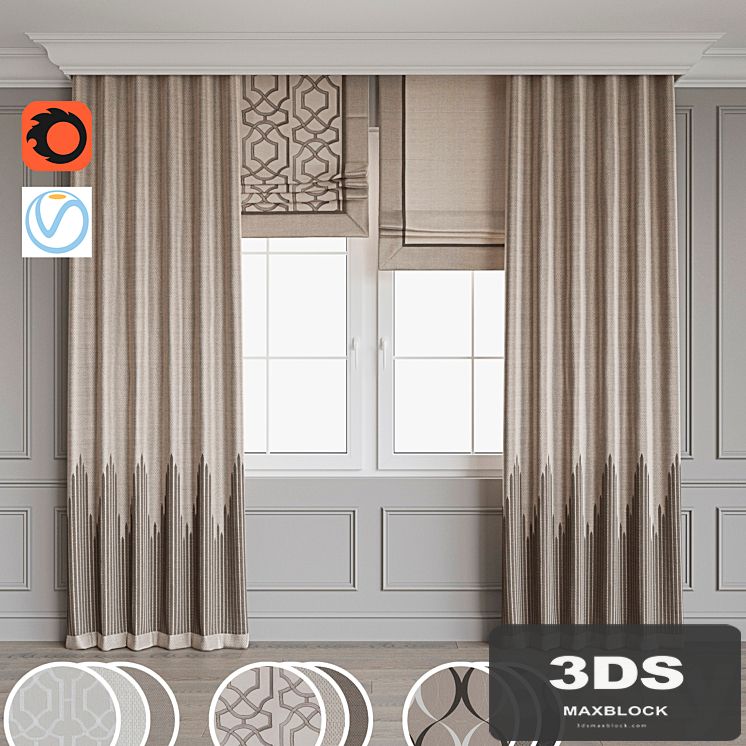 Set of curtains 93