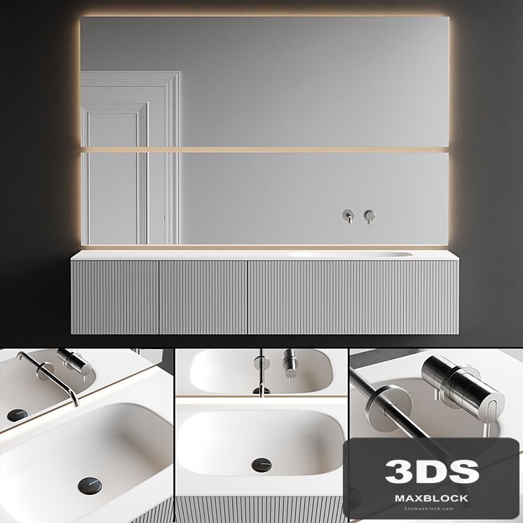 Antonio Lupi Design Binario 12 Vanity Unit Set 2