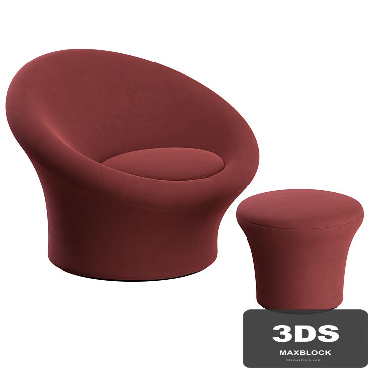 Mushroom Armchair by Artifort