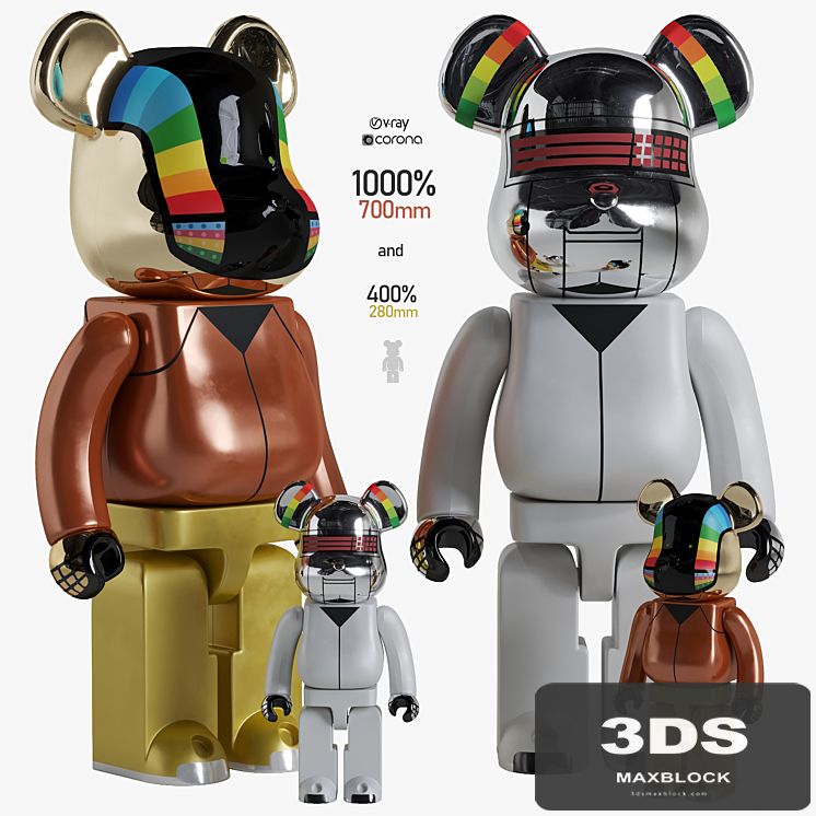 Bearbrick / Daft Punk Discovery