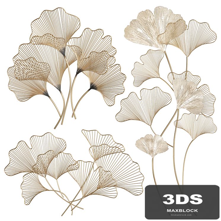 Ginkgo wall decor 2