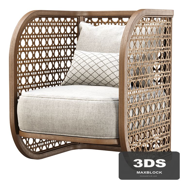 Rimma rattan restaurant chair / Rattan dining chair