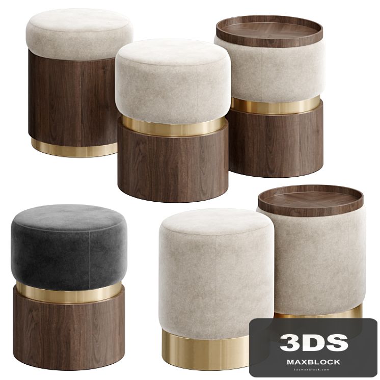 LUNE STOOLS by Carlyle Collective
