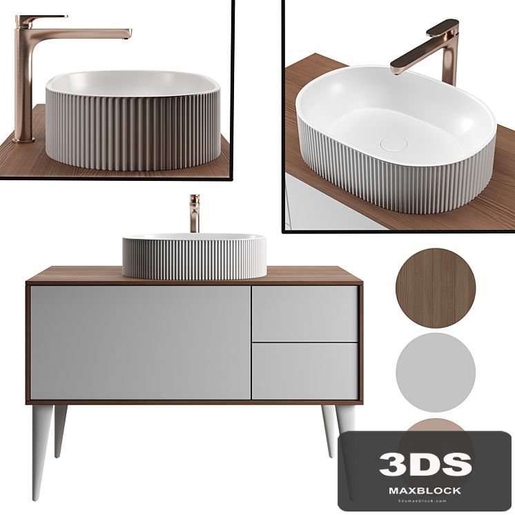 Washbasin VENTO by KERAMA MARAZZI