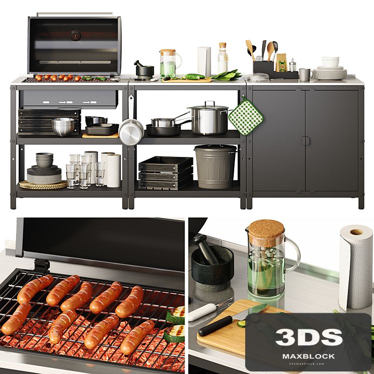 Charcoal grill GRILLSKAR (IKEA)