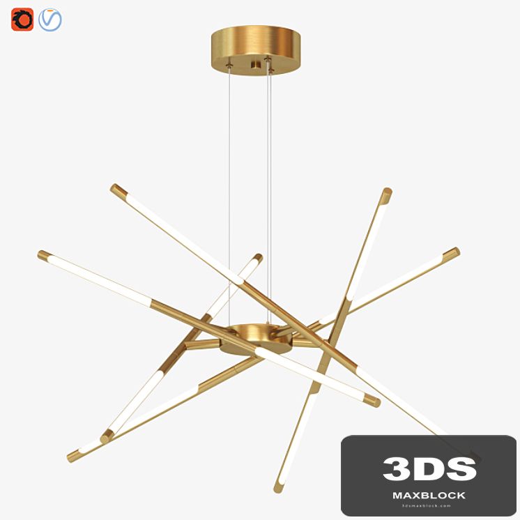 Sputnik chandelier 10 heads