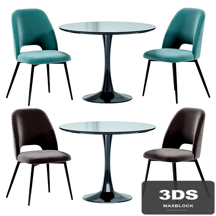 Henry dining chair and Alma table