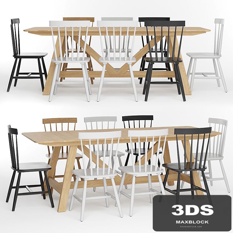 Buondi table and JIMI chairs