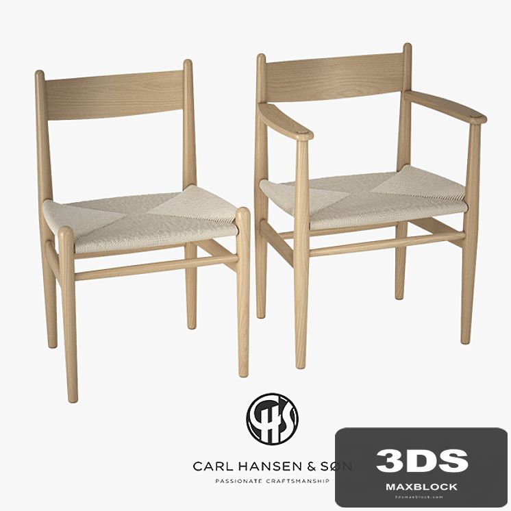 Hans J. Wegner - CH36 &amp; CH37 Chairs