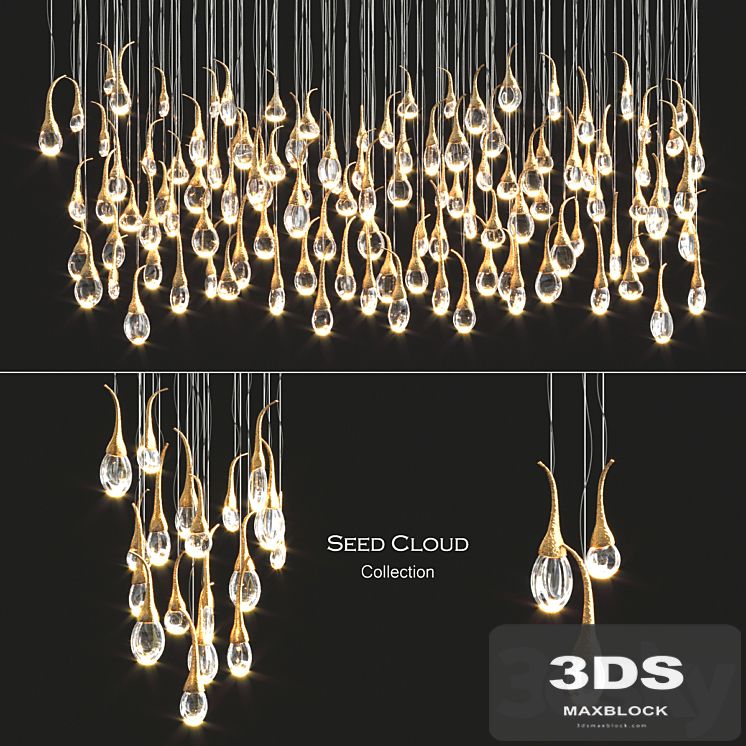 Seed Cloud Chandelier Collection by Orche