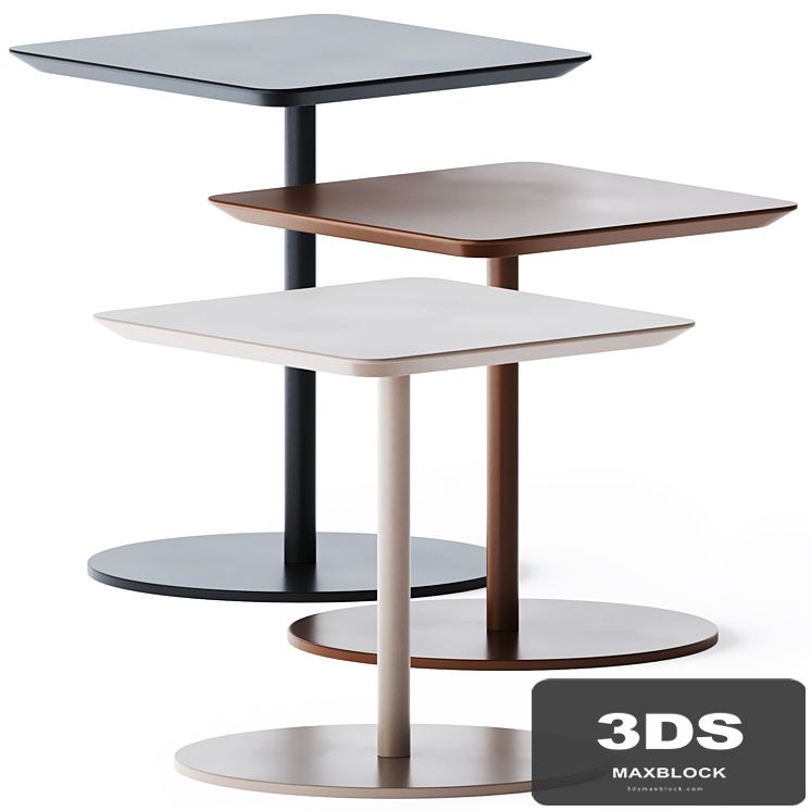 Metal Square Noa Coffee Tables by B&T Design
