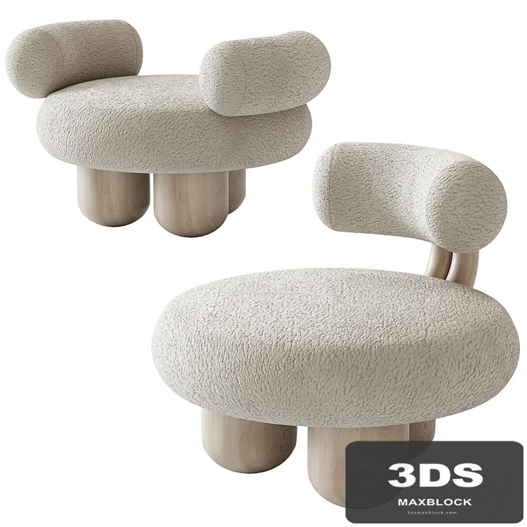 BLING BLING Chair and Ottoman