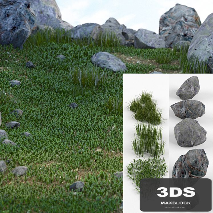 Grass and stones SRG