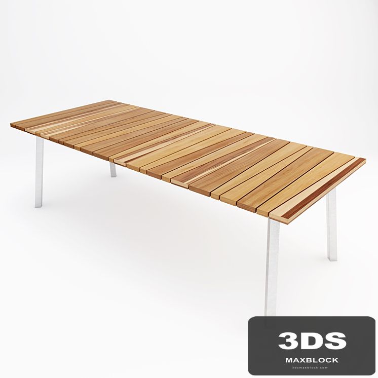Dining table Gervasoni modes. InOut 133