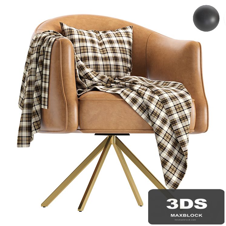 Coco Republic Terrace Desk Chair Leather