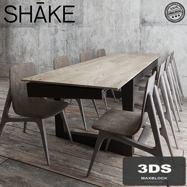 Shake Twist Table &amp; hio chair