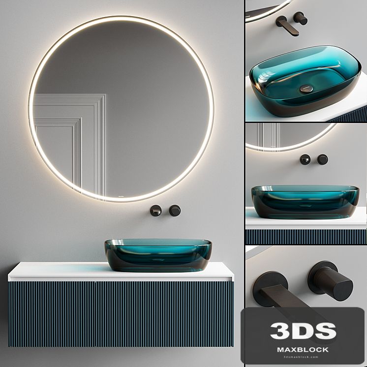 Antonio Lupi Design Binario 03 Vanity Unit Set 5