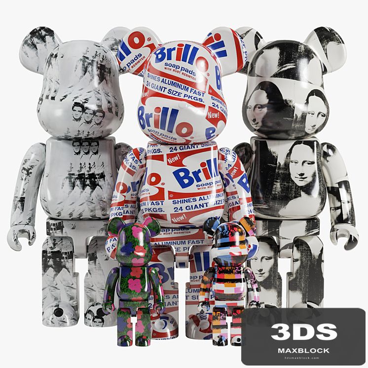 Bearbrick / Andy Warhol