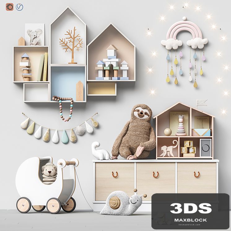 Toys and furniture set 95