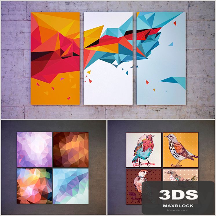 Collection 4: Modular decorative pattern (10 pieces)