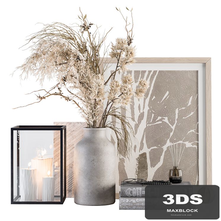 Decorative Set with Bouquet - Set 62
