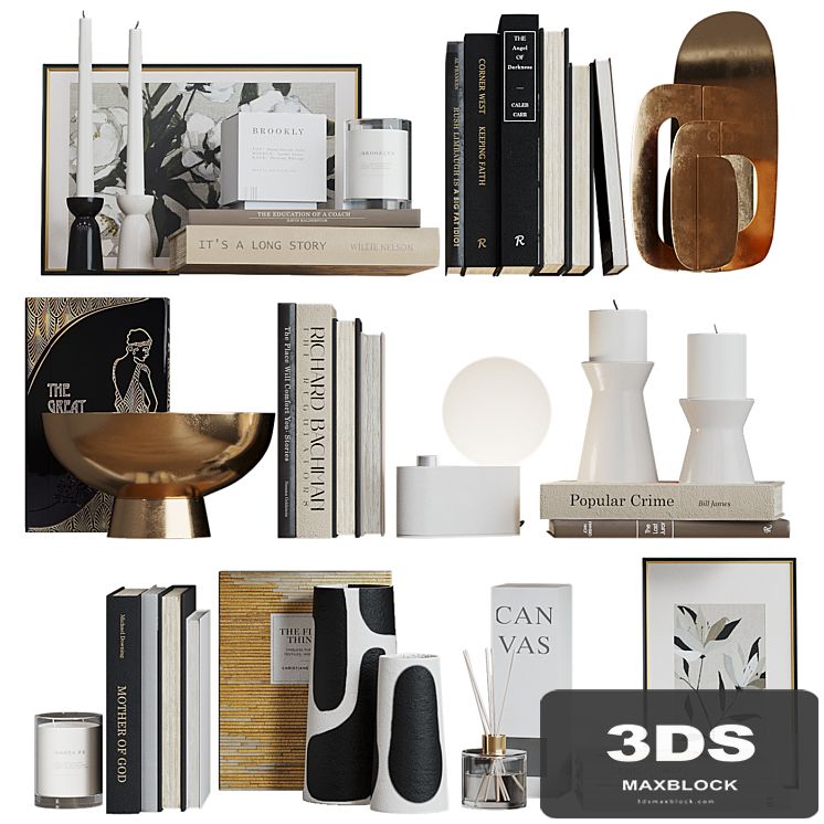 Decor shelf set 13 West Elm
