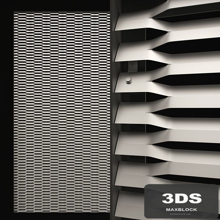 Expanded metal mesh - 123x35 mm