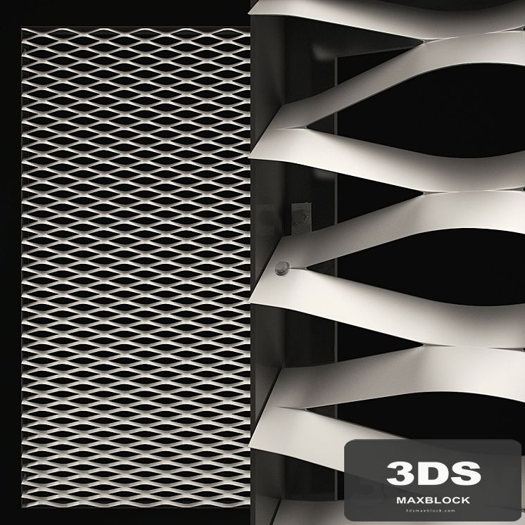 Expanded metal mesh - 175x70 mm