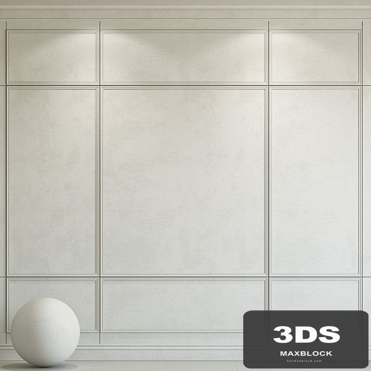 Decorative plaster with molding 168