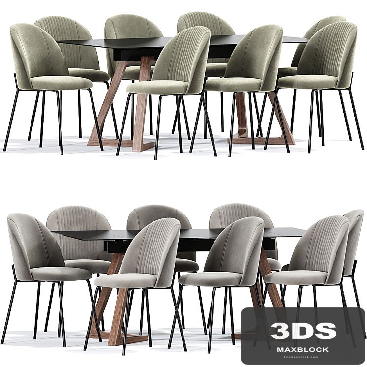 Cloyd Dining Chair Table