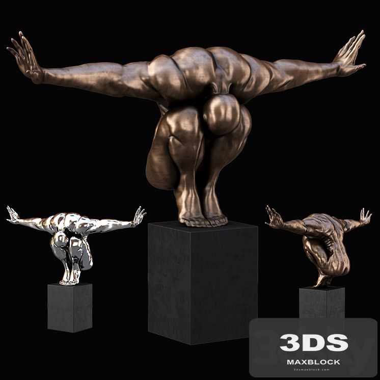 Decorative sculpture Athlete