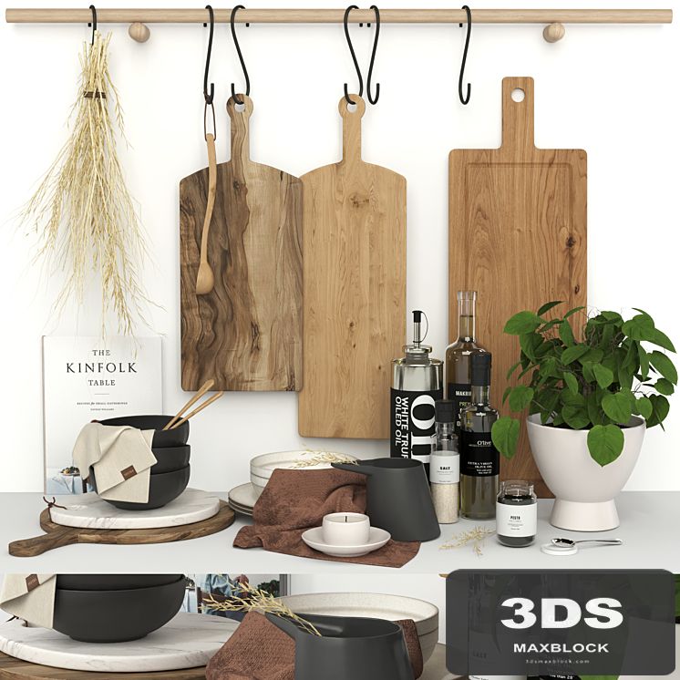 Kitchen accessories 02 - Decorative set 17