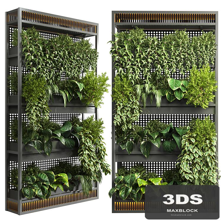 stand Indoor plant-plant stand metal vase 07