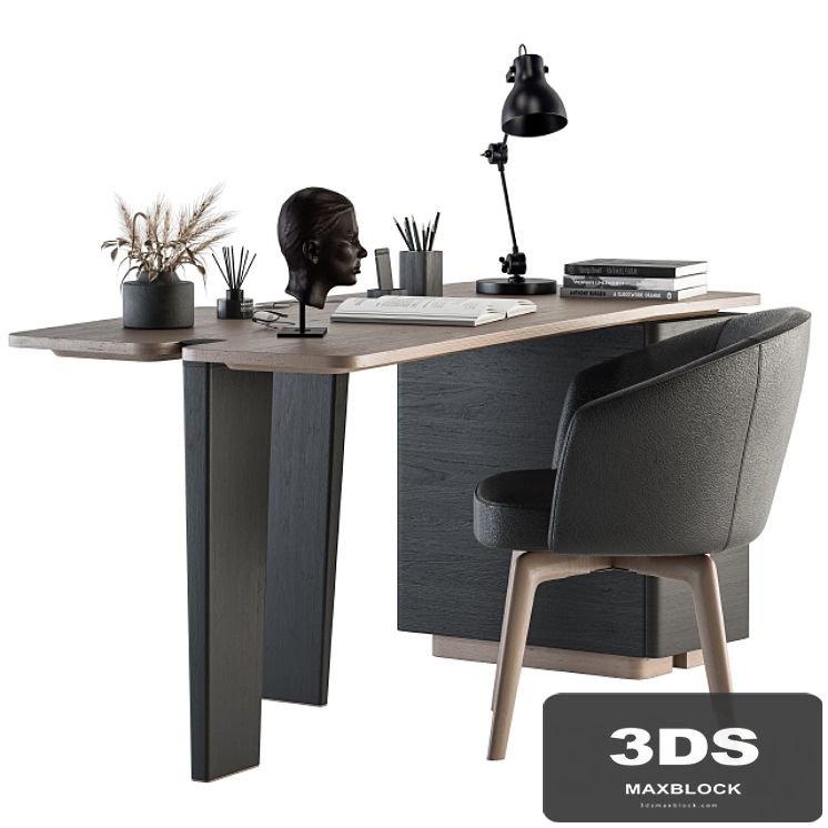 Minotti Jacob Writing Desk - Office Set 156