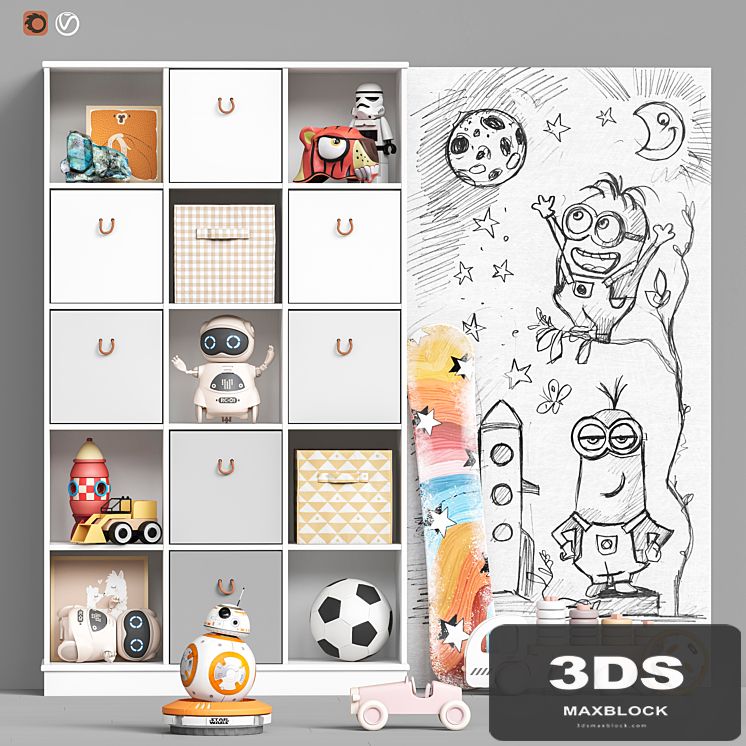 Toys and furniture set 98