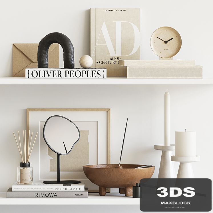 Decorative beige set